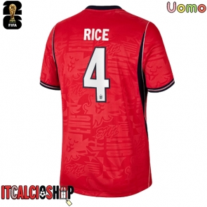 Inghilterra Declan Rice #4 Seconda Maglia Mondiali 2026 Manica Corta